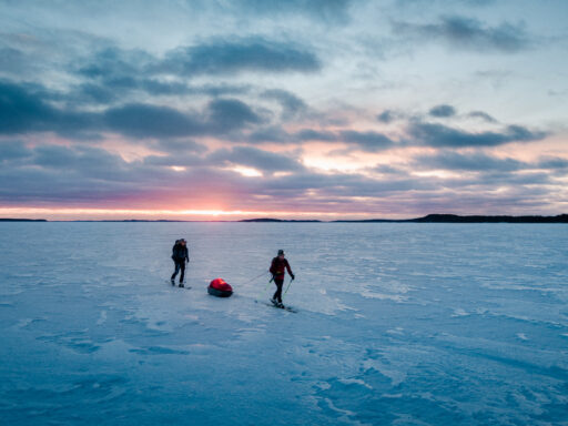 Walking-on-the-frozen-Lake-Saimaa